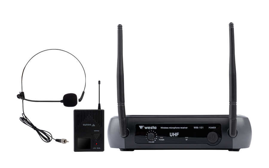  1 Kanal Uhf Yaka (headset) Mikrofon Seti