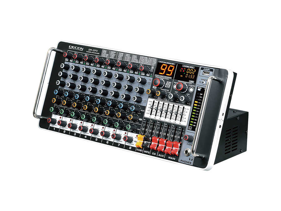  12 Kanal Rack Tipi Deck Mixer