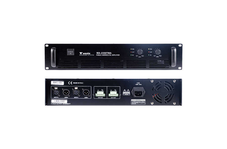  2 X 350 Watt Power Amfi
