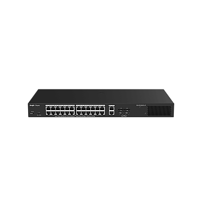 28 Port Gigabit PoE, 2 Port GB RJ45, 2 SFP Slots, Smart PoE Switch - 1