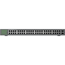 48 × 10/100/1000 Mbps RJ-45, 2× 10/100/1000 SFP Fiber Ports Switch