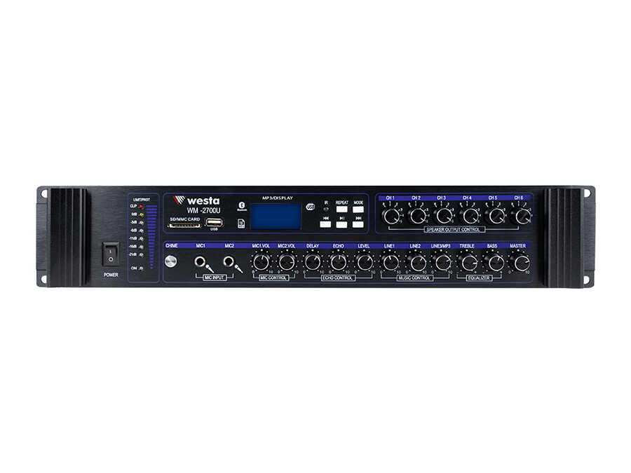  700 Watt 6 Zone Mixer Amfi