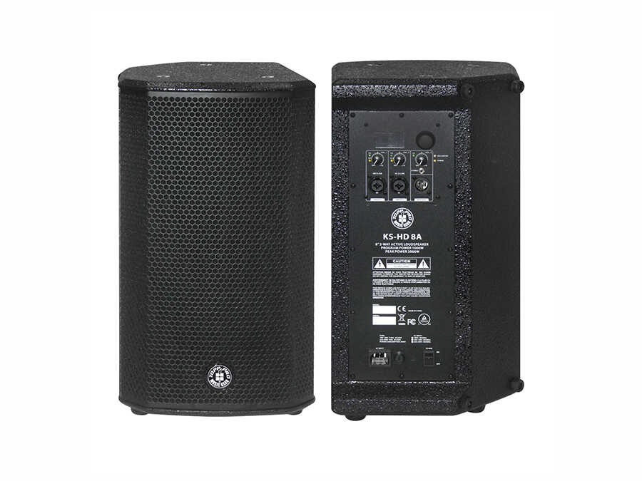  8 İnç  2 Yollu 2000w Dsp Aktif Kabin Hoparlör