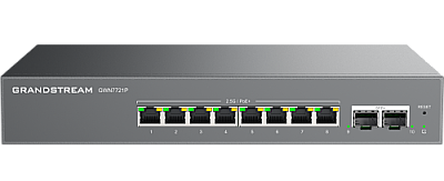 8 Port 2,5 Gigabit RJ45 + 2 Port 10 Gigabit SFP+ Port 130Watt Poe - 1