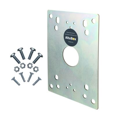 Speed Dome'lar için Vidalı Direk Bağlantı Aparatı (galvaniz kaplama, 2mm et kalınlığı) - 1