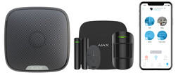 AJAX - Kablosuz Alarm Seti - Hub+Siren+M.Kontak+Pır+Kumanda