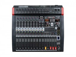 Decon - 8 Kanal Mono / 2 Kanal Stereo Power Mixer (2x650Watt)