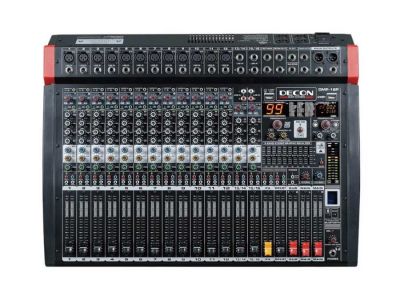 12 Kanal Mono / 2 Kanal Stereo Power Mixer (2x650Watt)