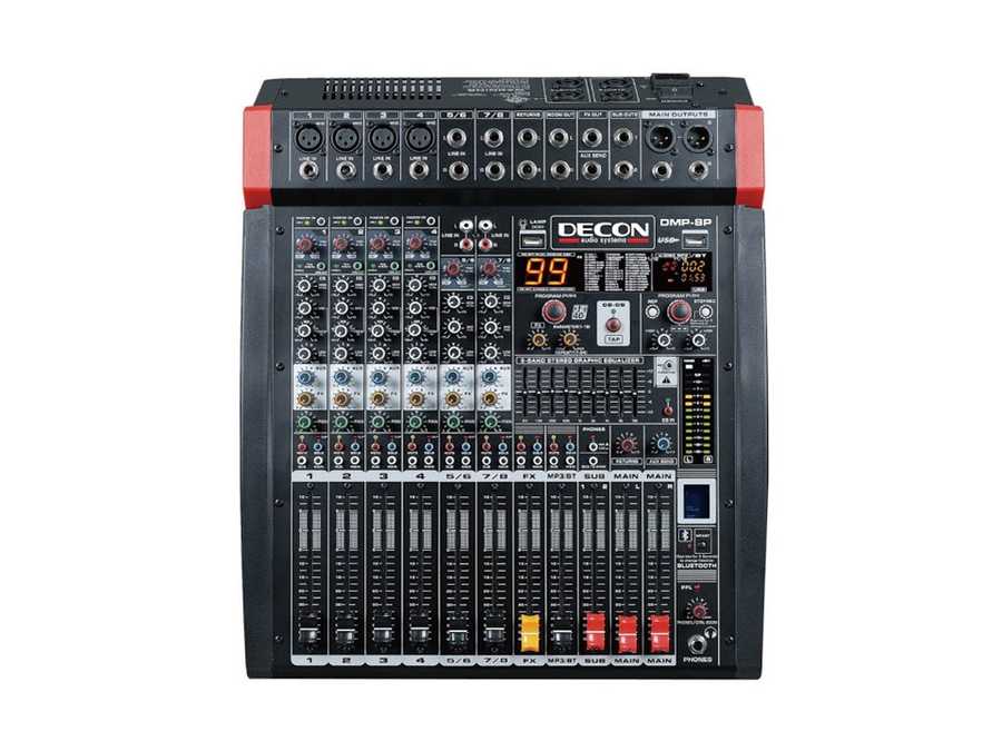  4 Kanal Mono / 2 Kanal Stereo Power Mixer  (2x650watt)
