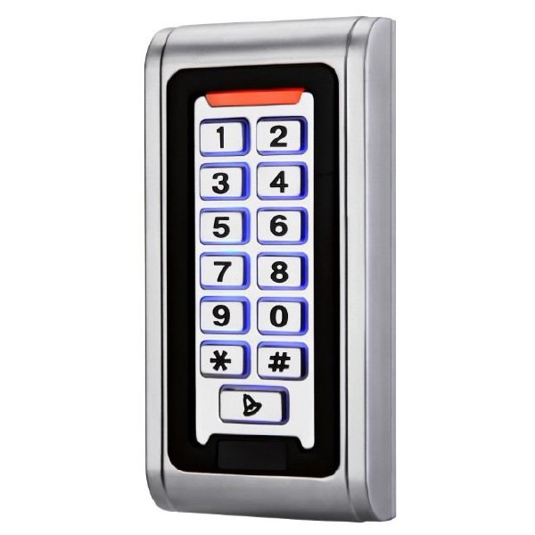  Dış Ortam Ip68 13,56mhz Mifare Kart Okuyucu + Şifre Geçiş Kontrol Cihazı - Su Geçirmez
