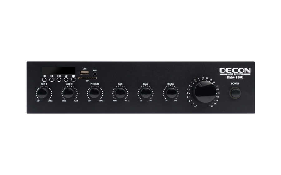  150w 8 Ohm/100volt 12-24dc Amplifier