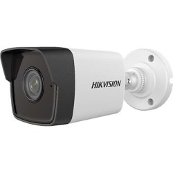 Hikvision - 2MP 4.0mm H.265+ SD Kart 30Mt. IR Bullet İP Kamera - Dahili Mikrofon 