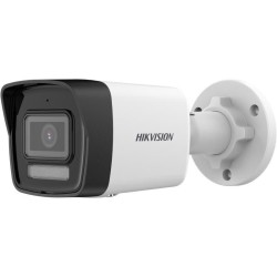 Hikvision - 2MP 2.8mm Lens 30Mt. IR H.265+ Smart Hybrid Light Bullet İP Kamera - Dahili Mikrofon