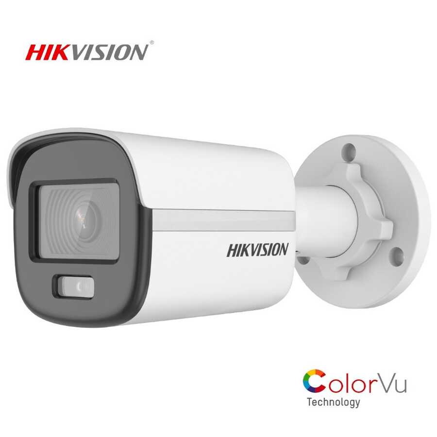 Hikvision - 4.0MP 4.0mm Lens 40Mt. IR H.265+ Mikrofonlu IP Bullet Kamera