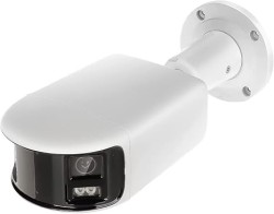 6MP 180° Panoramic 40 Mt. IR ColorVu IP Bullet Kamera-Dahili Mikrofon ve Hoparlör - 1