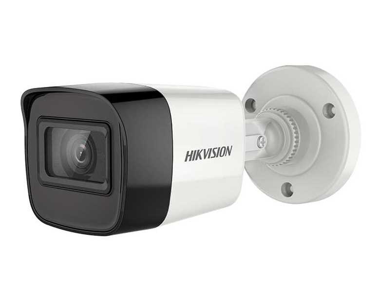 Hikvision - 2MP 2.8mm Lens 25Mt. Hibrit IR Bullet Kamera - Dahili Mikrofon