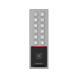 Hikvision - Parmak izi, Kart ve Şifreli Geçiş Kontrol Terminali Dış Mekan IP65-IK09
