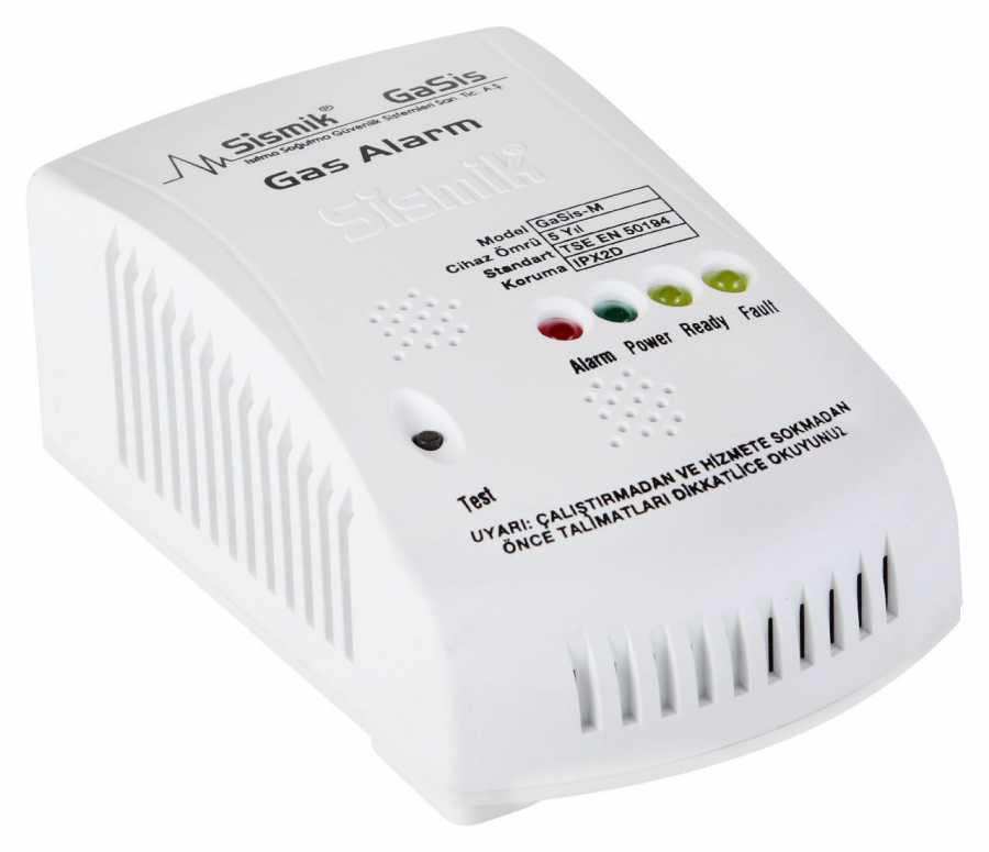  Metan, Lpg Ve Doğalgaz Alarm Dedektörü - (220v)