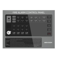 Hikvision - 4 Bölge Konvansiyonel Yangın Alarm Paneli