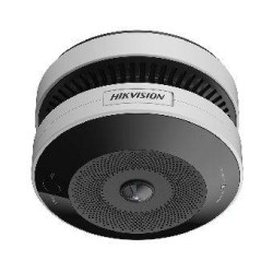 Hikvision - 4 MP Balık Gözü Duman Dedektörlü Kamera