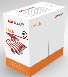 Hikvision - 305 m CAT6 UTP Network Cable-Bakır (Solid Copper, 0.55 mm)