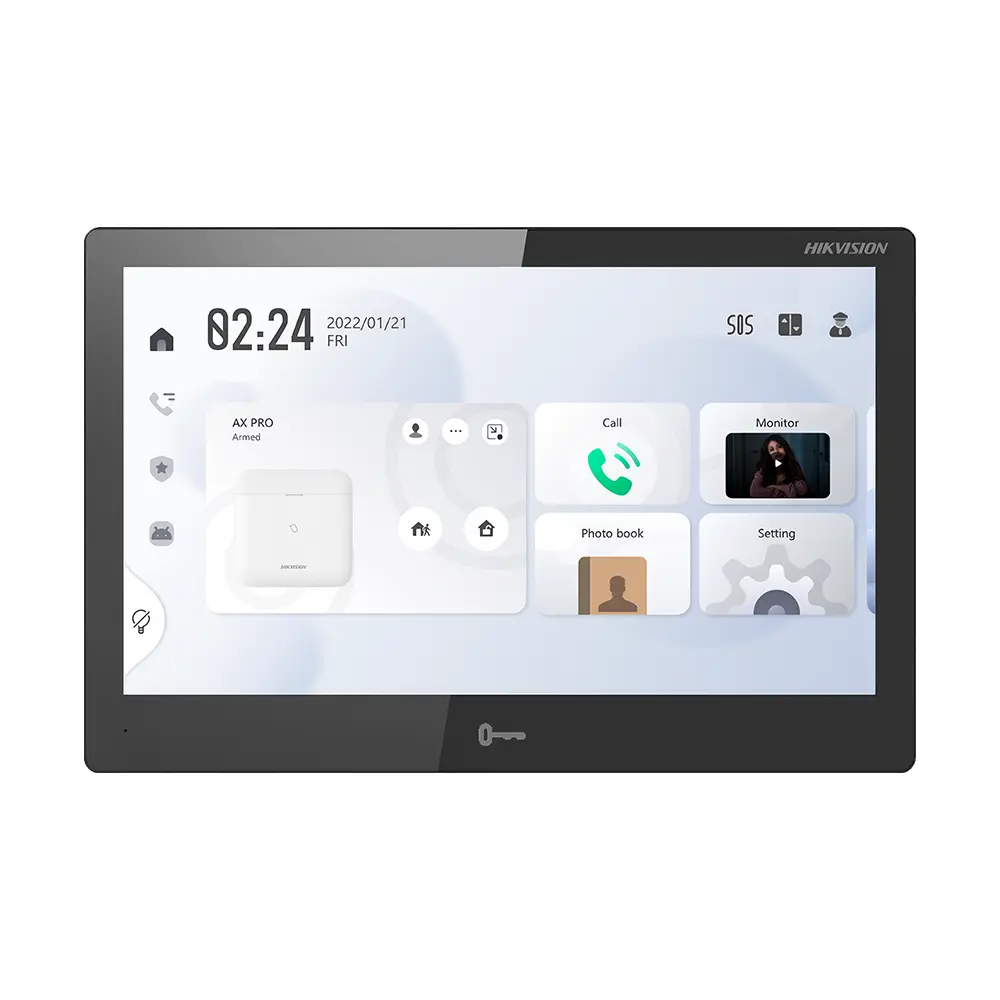 10.1 inc TFT LCD Dokunmatik Ekran ANDROİD İç Mekan Ünite (Wi-Fi)