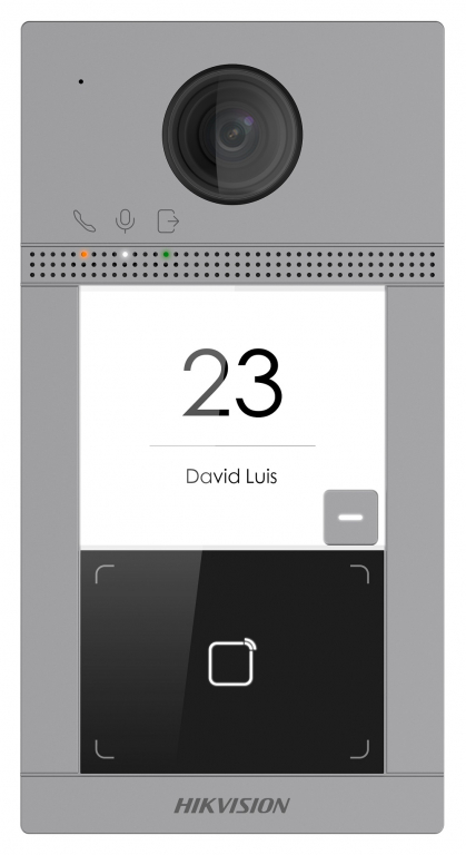 Hikvision - Tek Butonlu Dış Mekan Görüntülü İnterkom Kapı Zili (Wİ-Fİ)