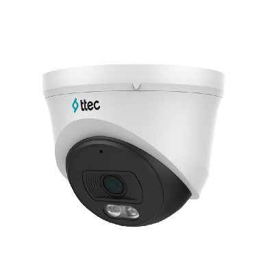 4MP 2.8mm Lens H265+ 30Mt. IR Dome İP Kamera - Dahili Mikrofonlu - 1