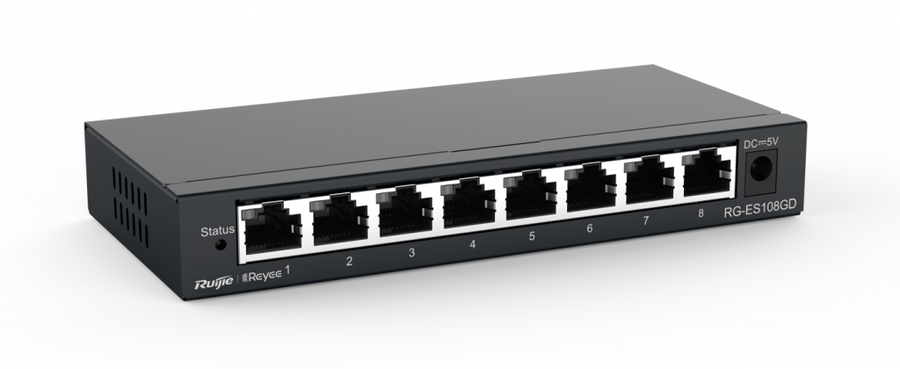  8 Port 10/100 Mbps Desktop Yönetilmez Switch