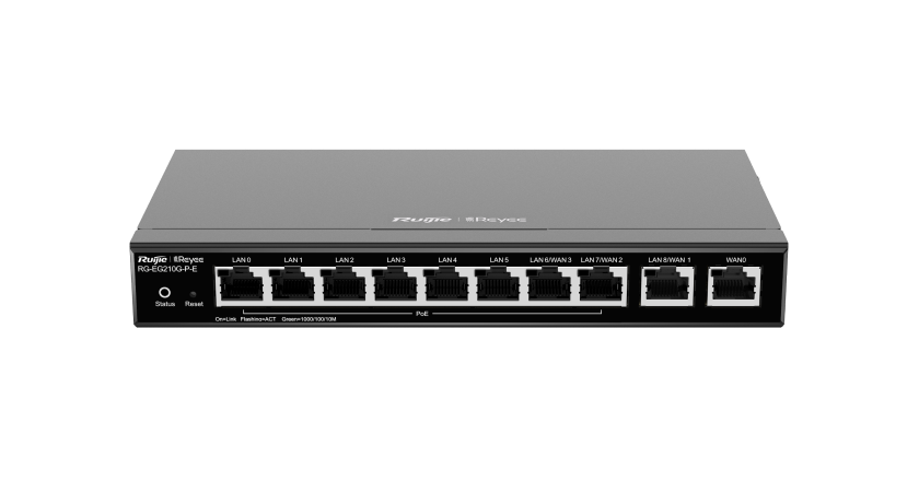 Reyee - 8 Port 100Mbps + 2 Uplink Port 1000Mbps Switch