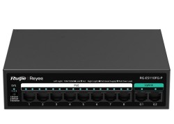 8 Port 100Mbps PoE, 2 Port GB Uplink Port Yönetilmez PoE Switch 