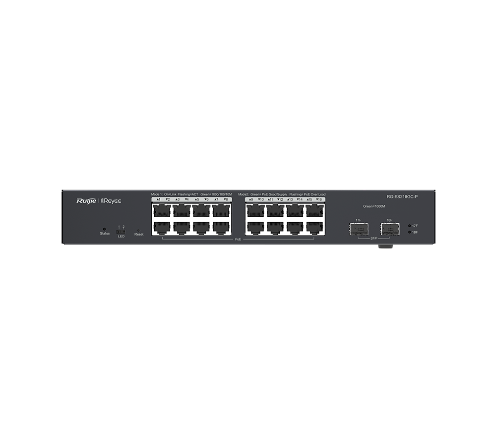  16 Port Gigabit Poe, 2 Sfp Slots Smart Poe Switch