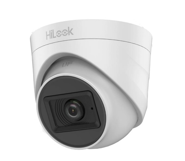 HiLook - 2.0MP 2.8mm Lens 20Mt. Dahili Ses Hibrit IR Dome Kamera