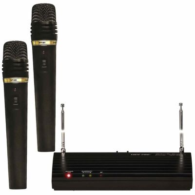 UHF Çift Anten Analog Alıcı El Tipi Telsiz Mikrofon Seti