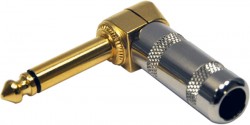 Contech - 6.3MM Mono L Tipi Metal Gold