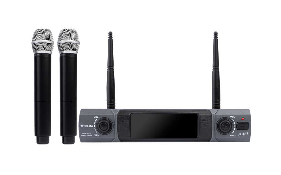  Westa 2 Kanal Uhf El Mikrofon Seti