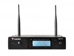 Westa - 2 Kanal UHF Telsiz Mikrofon Receiver