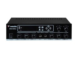 Westa - 100 Watt 2 Bölge USB/MP3/Bluetooth Hat Trafolu LCD Ekran Mikser Amplifier