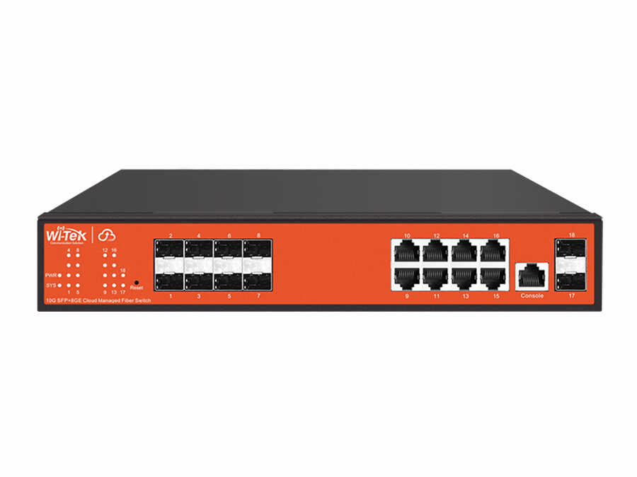  10sfp+8ge Cloud L2 Managed Switch