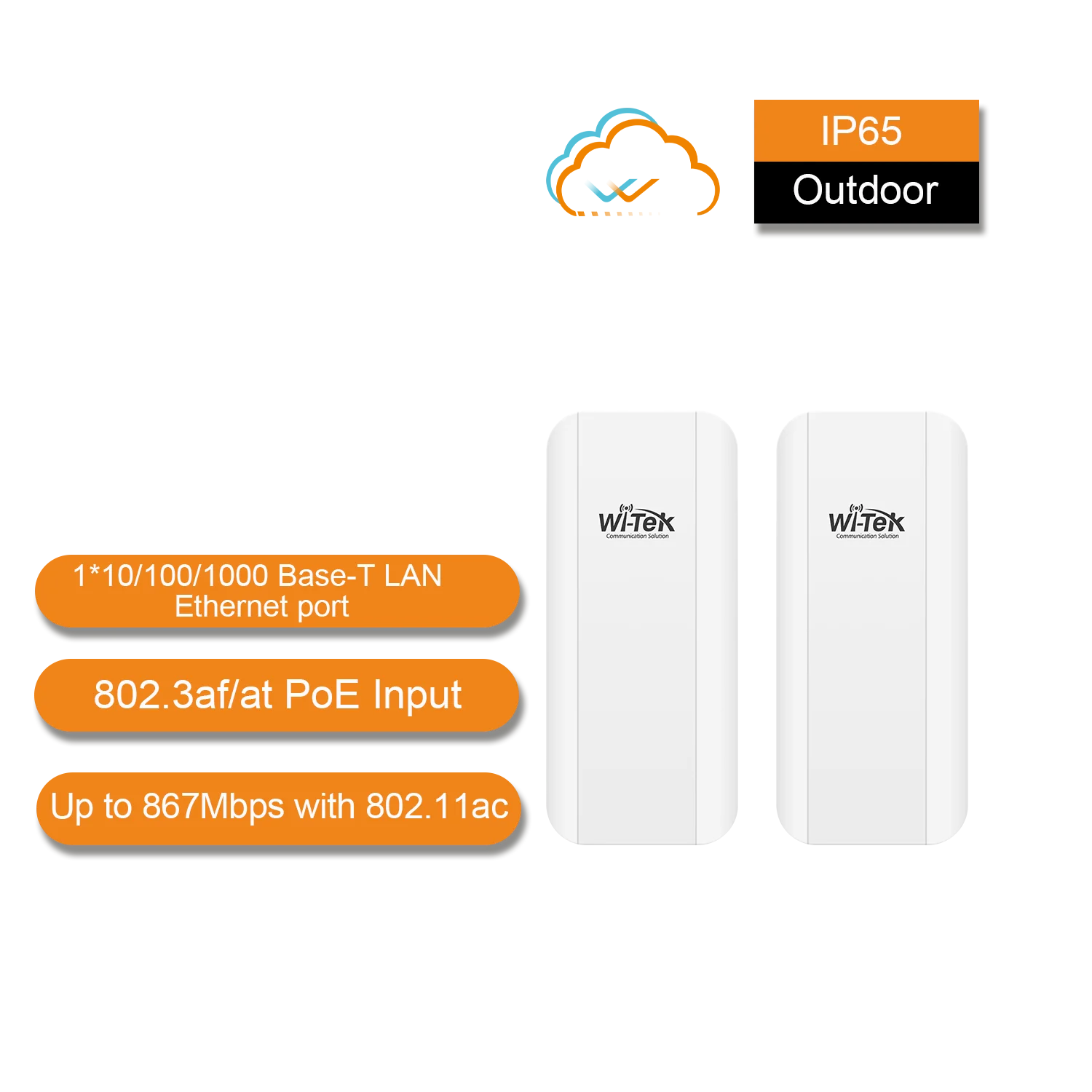  5km Cloud Outdoor Wireless Transmitter For Cctv (set Olarak Satılır)