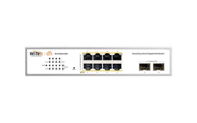 8 Port GE PoE + 2 Port SFP Yonetilebilir Cloud Switch - 1