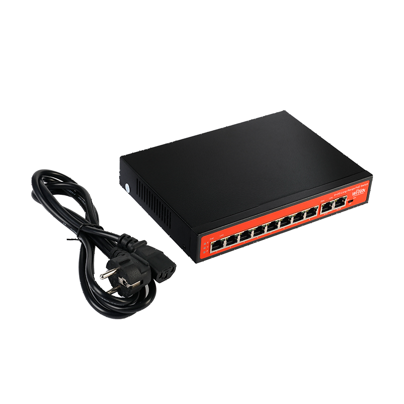 8 Port Poe 250Mt. Mesafe Hi-Poe Switch