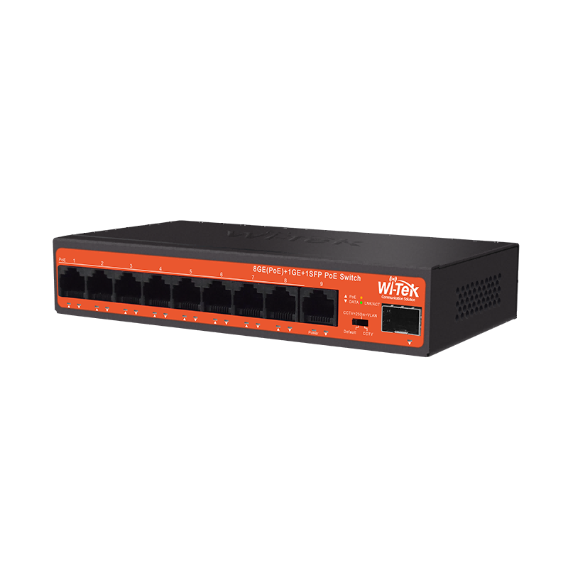 8 Port Gigabit Poe 250Mt. Mesafe Switch - Thumbnail