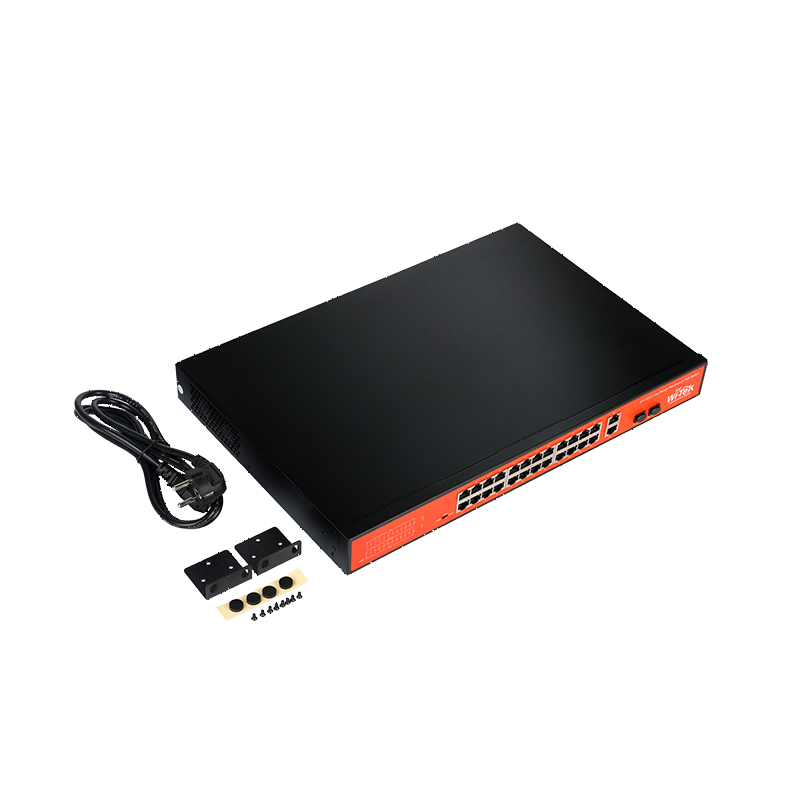 24 Port Poe 250Mt. Mesafe Switch - 4