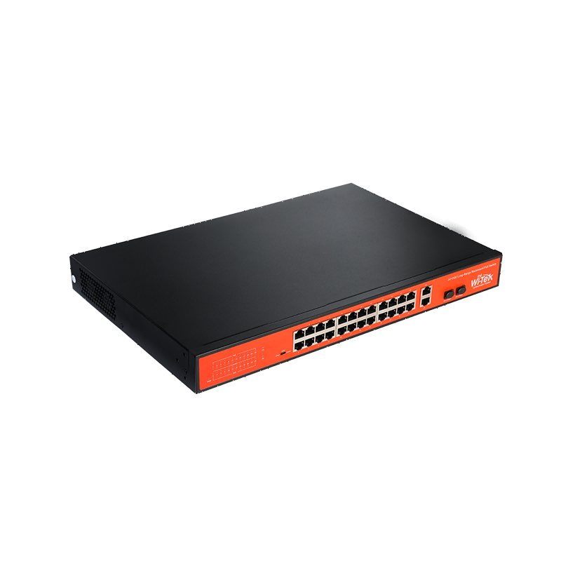 24 Port Poe 250Mt. Mesafe Switch