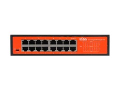 Wi-Tek - 16 Port Gigabit Desktop Ethernet Switch-Metal Kasa