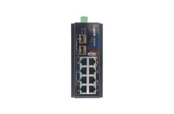 Wi-Tek - 8 Port Gigabit PoE + 2 SFP Endüstriyel Switch
