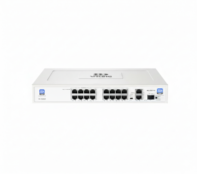 16 Port Gigabit PoE, 2 Port Gigabit Uplink, 1 SFP Port Switch - 1