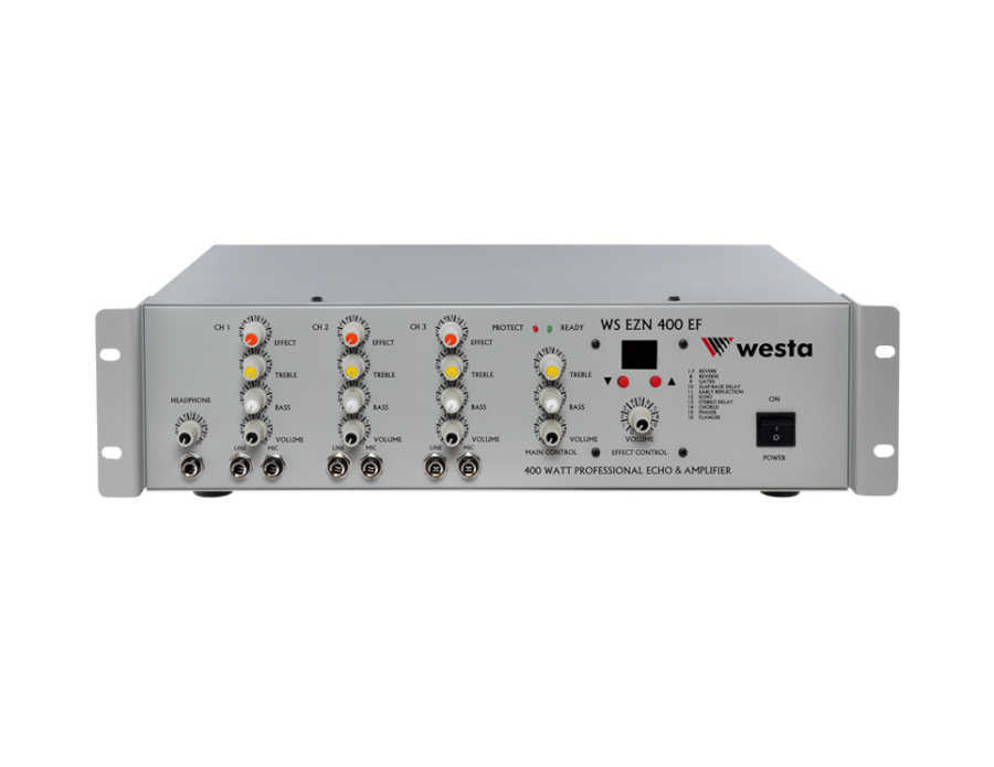  400watt 3 Mikrofon Mixer Amfi